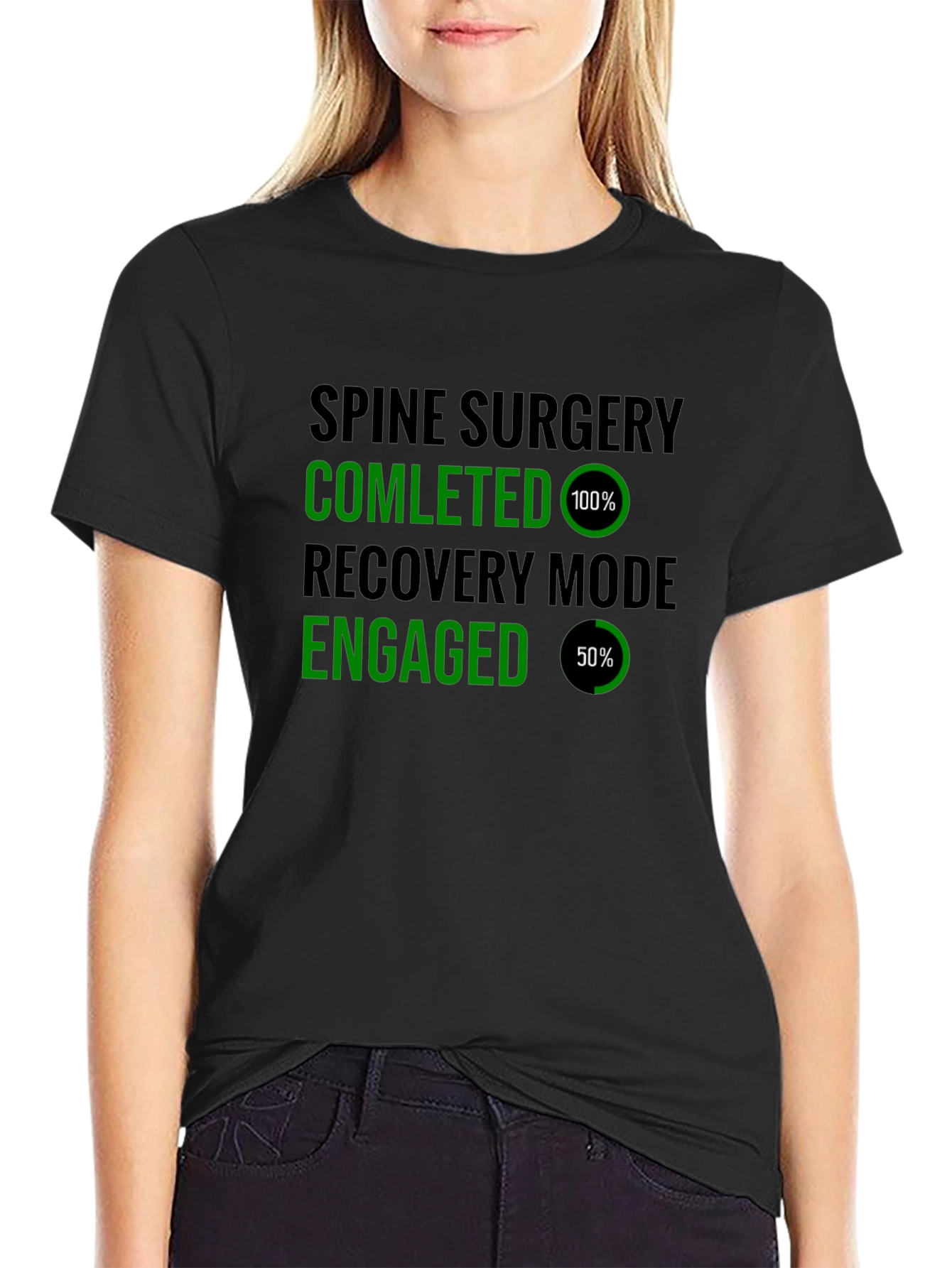 Spine Surgery Recovery Mode T-Shirt