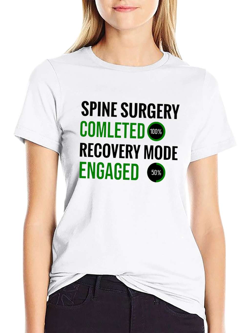 Spine Surgery Recovery Mode T-Shirt
