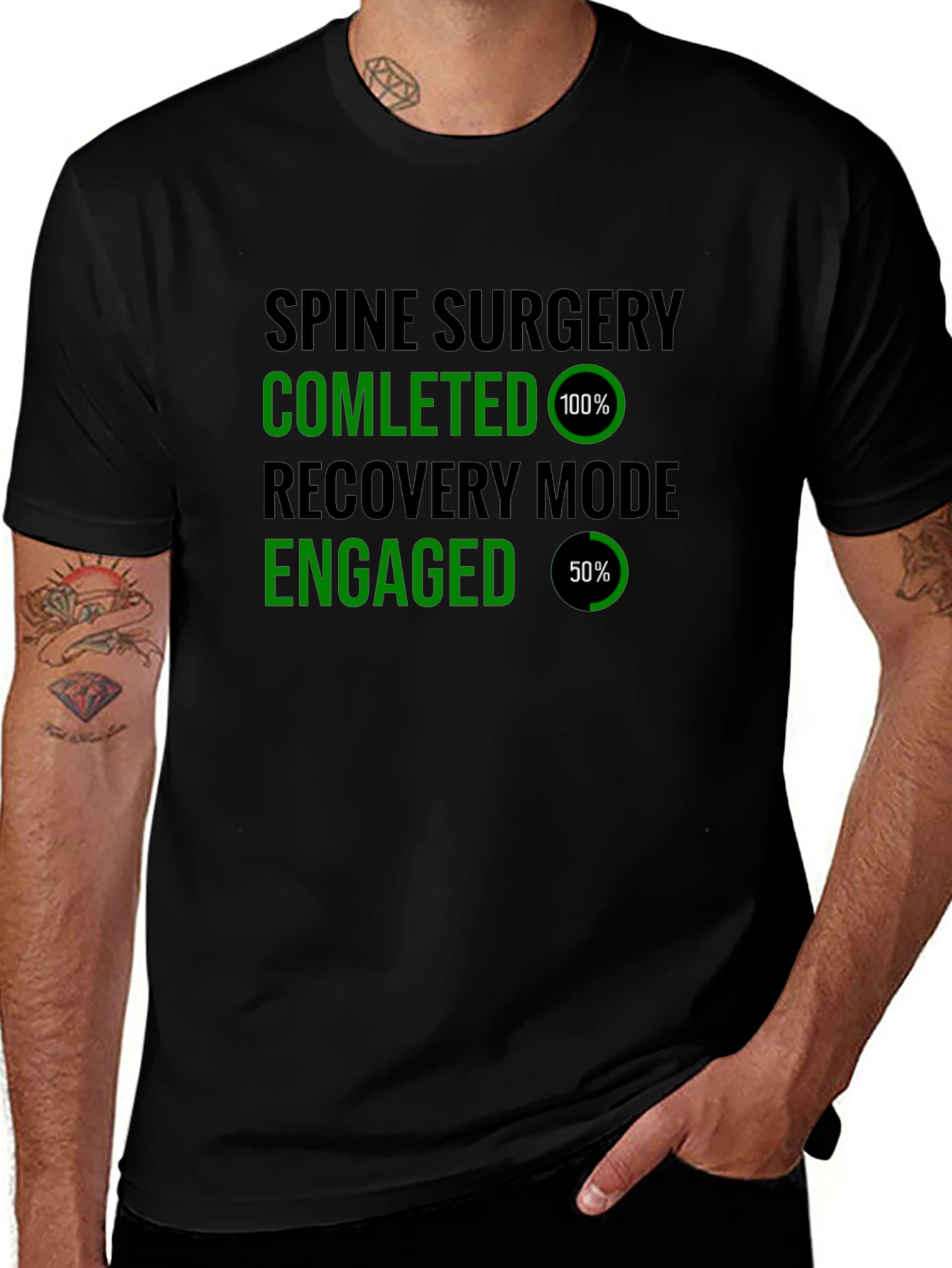 Spine Surgery Recovery Mode T-Shirt