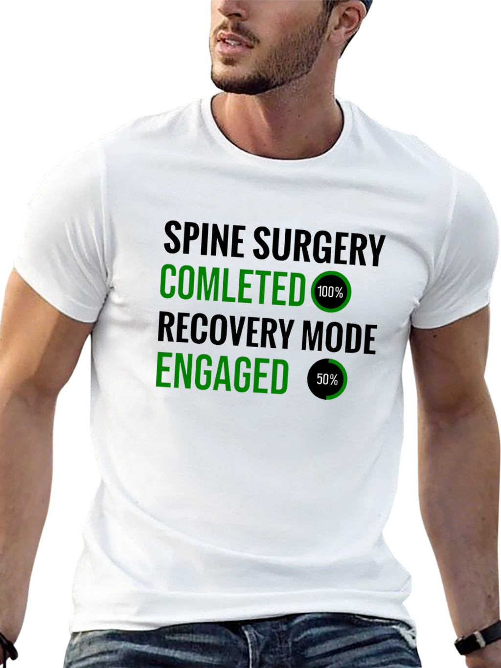 Spine Surgery Recovery Mode T-Shirt