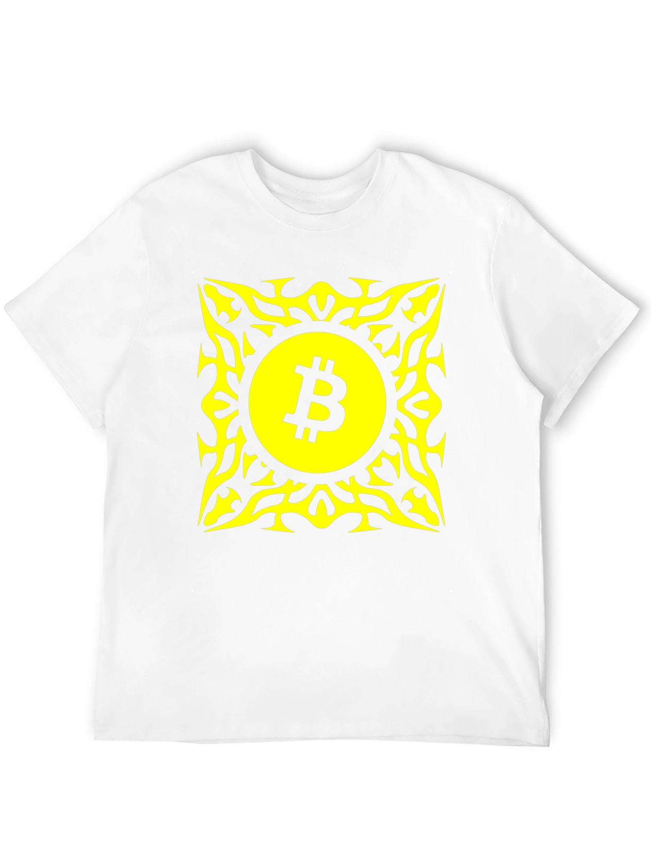 Bitcoin Logo Graphic Tee - Black T-Shirt