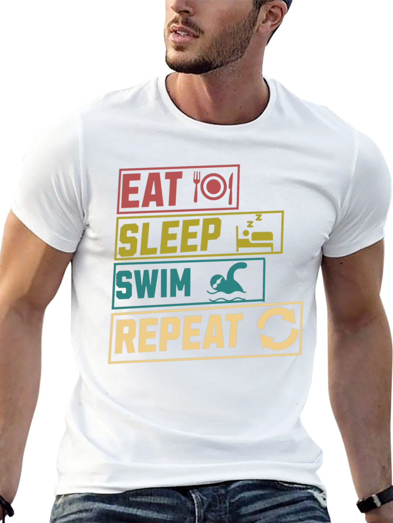 Eat Sleep Swim Repeat T-Shirt