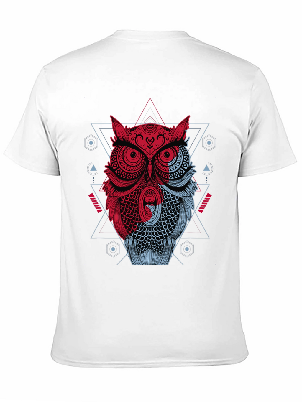 Geometric Owl Graphic T-Shirt