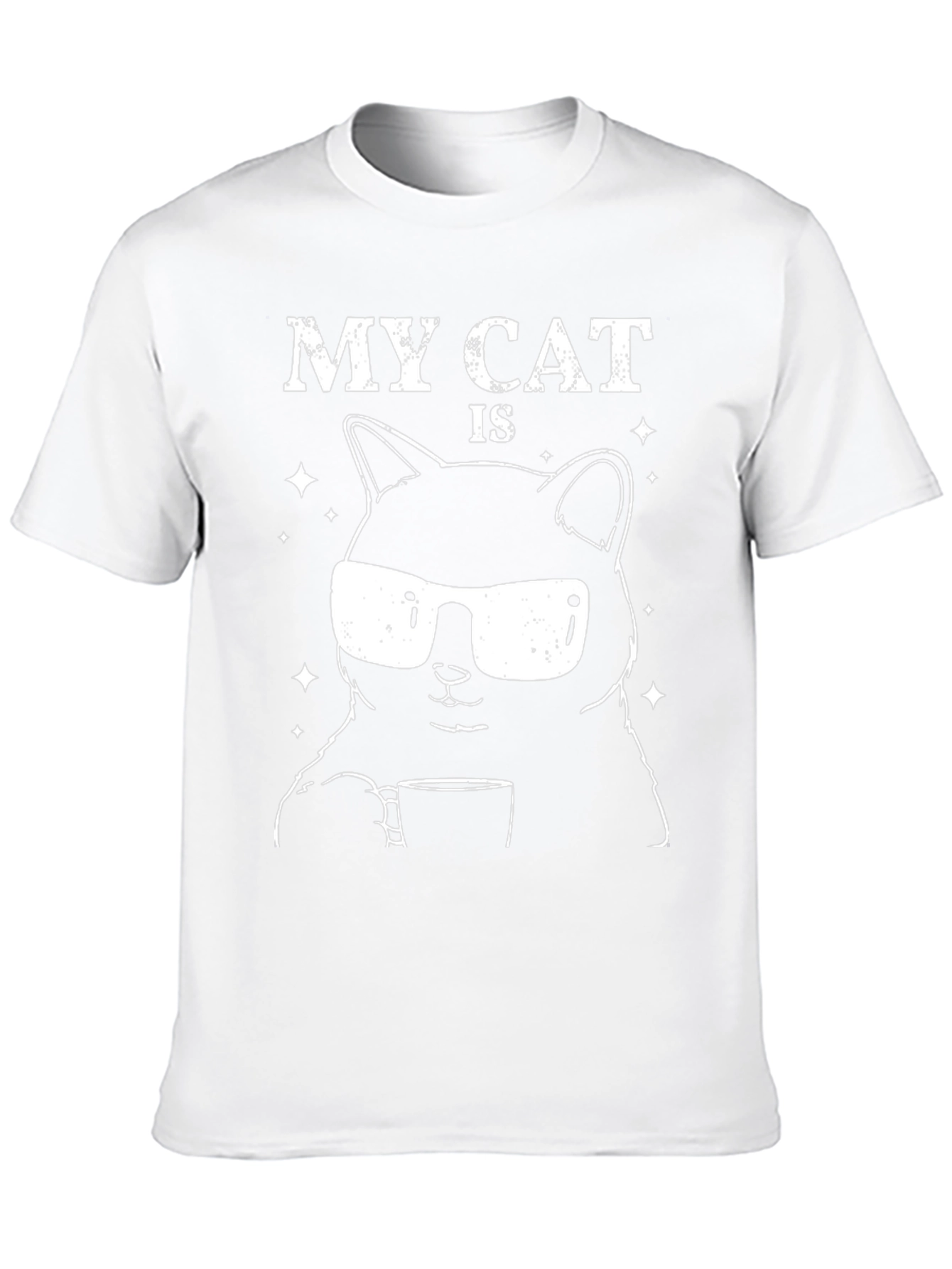My Cat Is Awesome Graphic T-Shirt