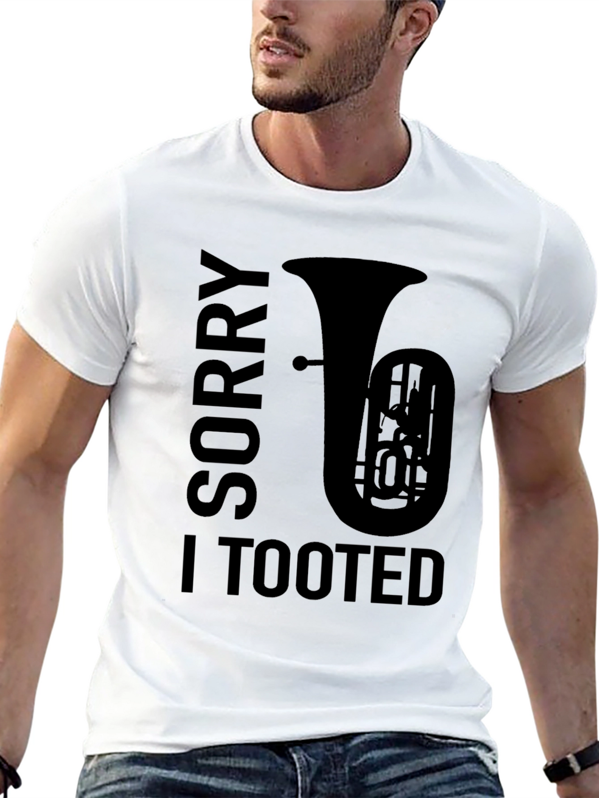 Sorry I Tooted Tuba Graphic Tee