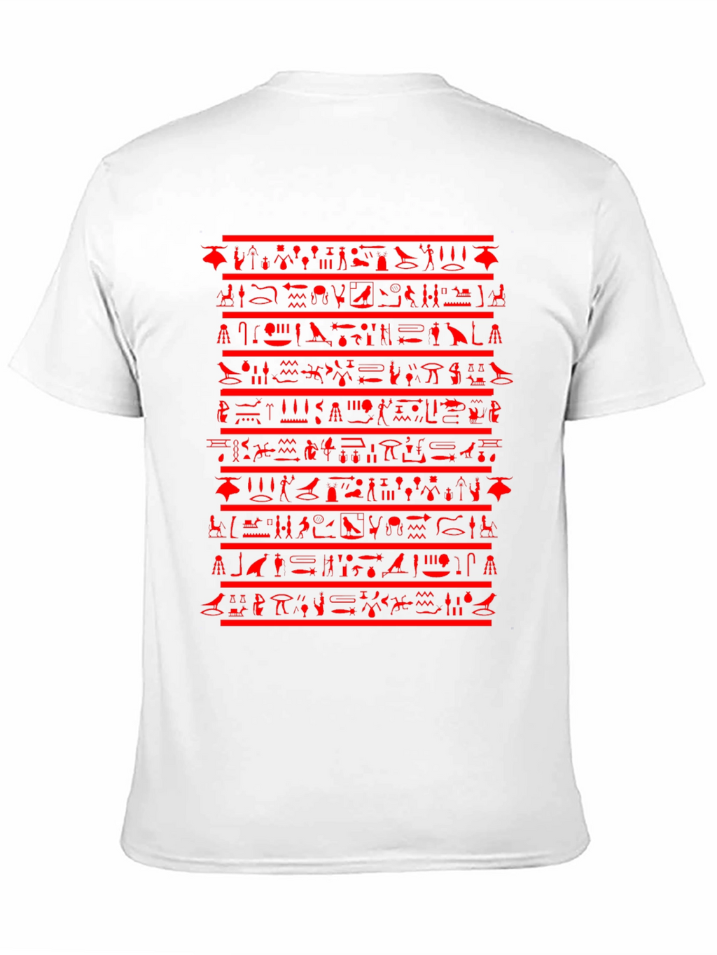 Egyptian Hieroglyphics Graphic Tee - Black