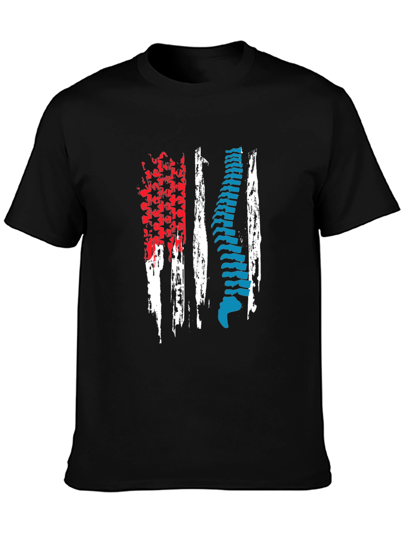 Chiropractor American Flag T-Shirt