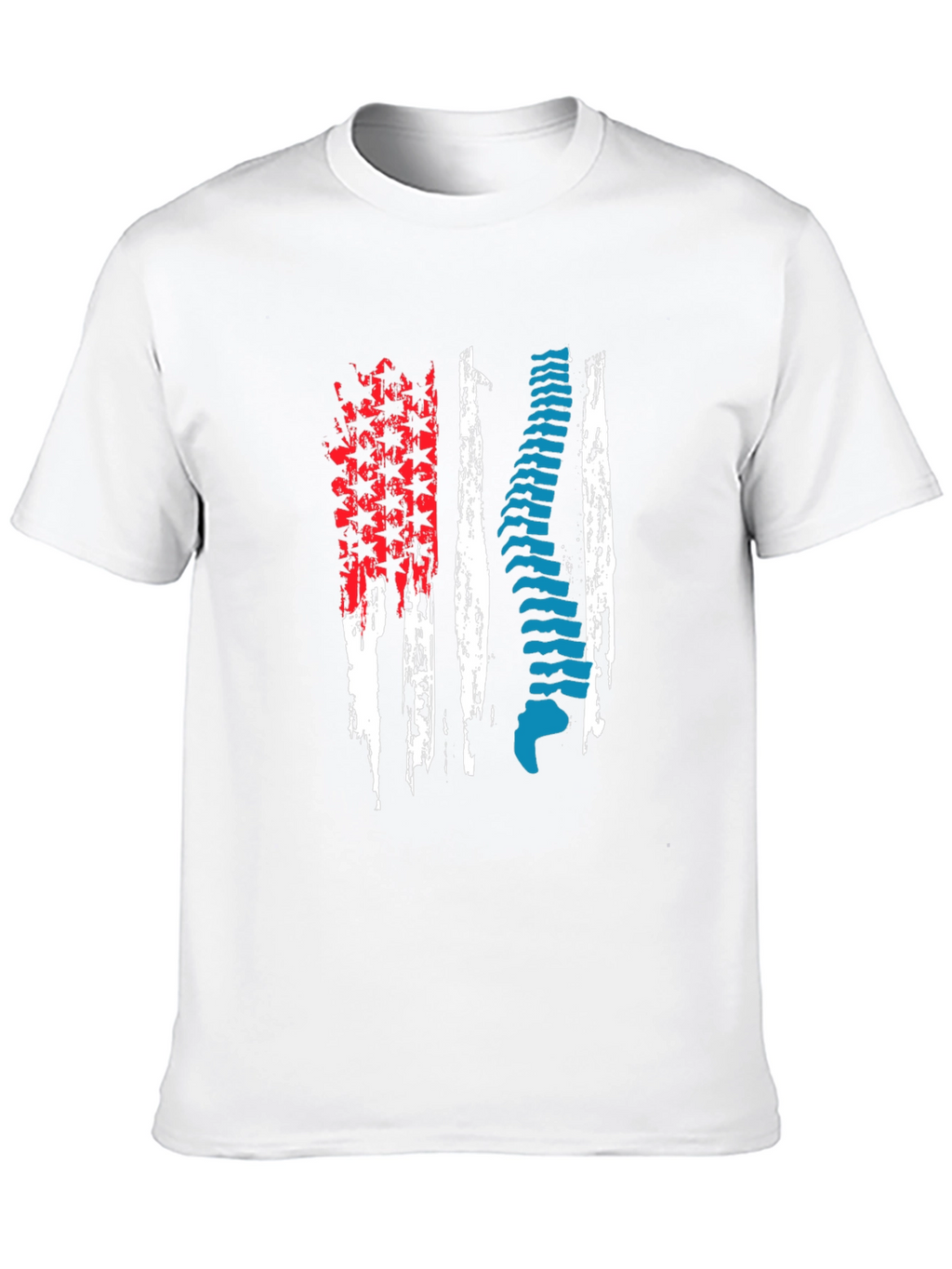 Chiropractor American Flag T-Shirt