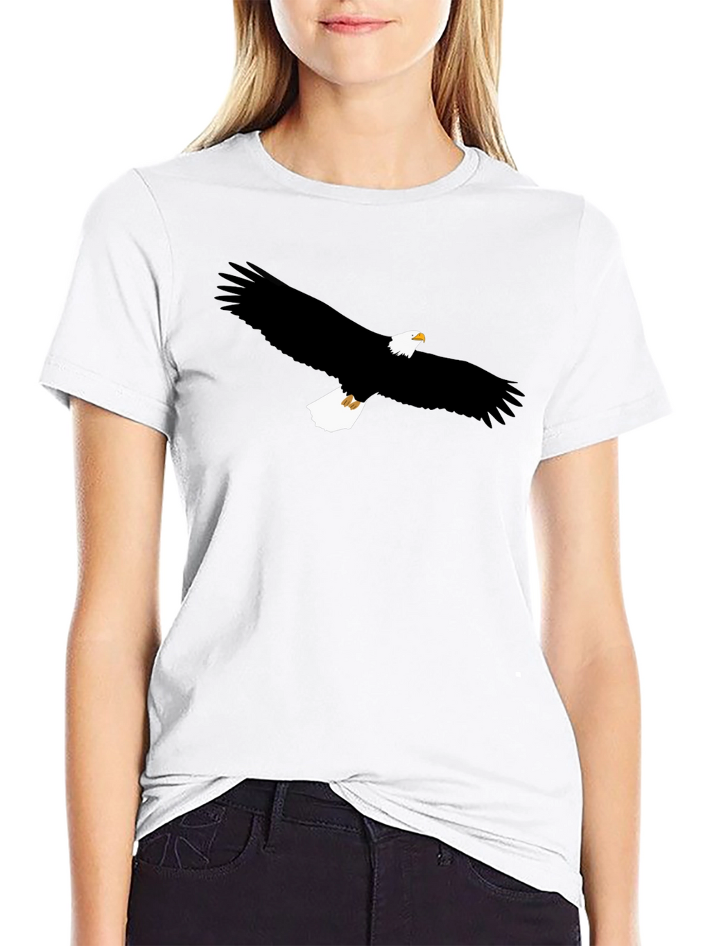 Eagle Graphic T-Shirt - Mens Black Tee