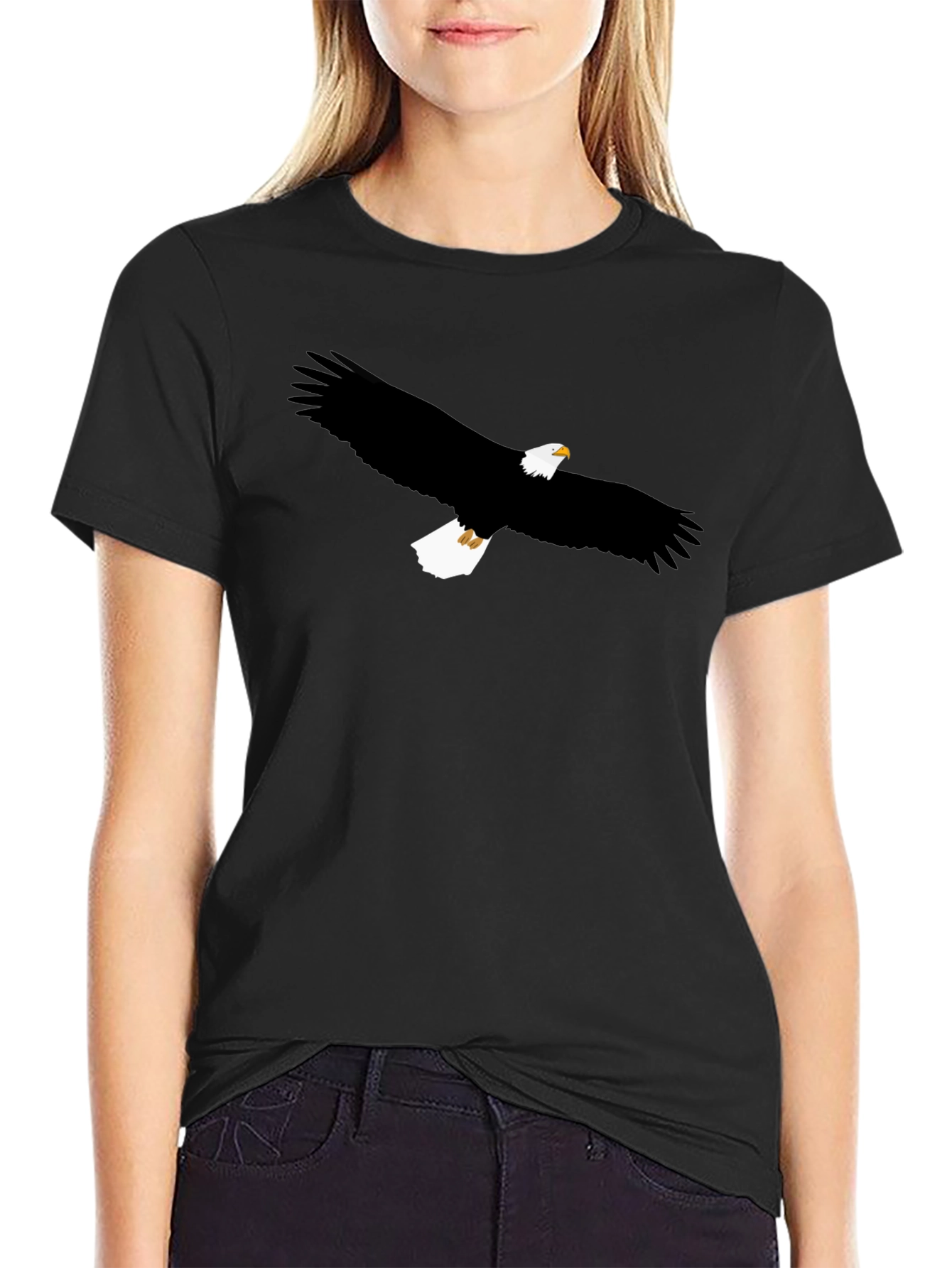 Eagle Graphic T-Shirt - Mens Black Tee