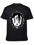 Gothic Vampire Spider Skull Bat Graphic Tee