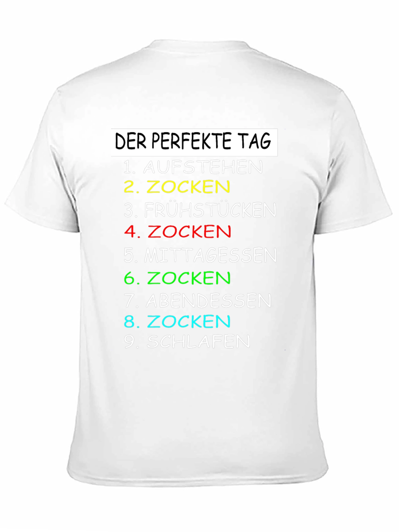 Gamers Perfect Day T-Shirt - Play All Day!
