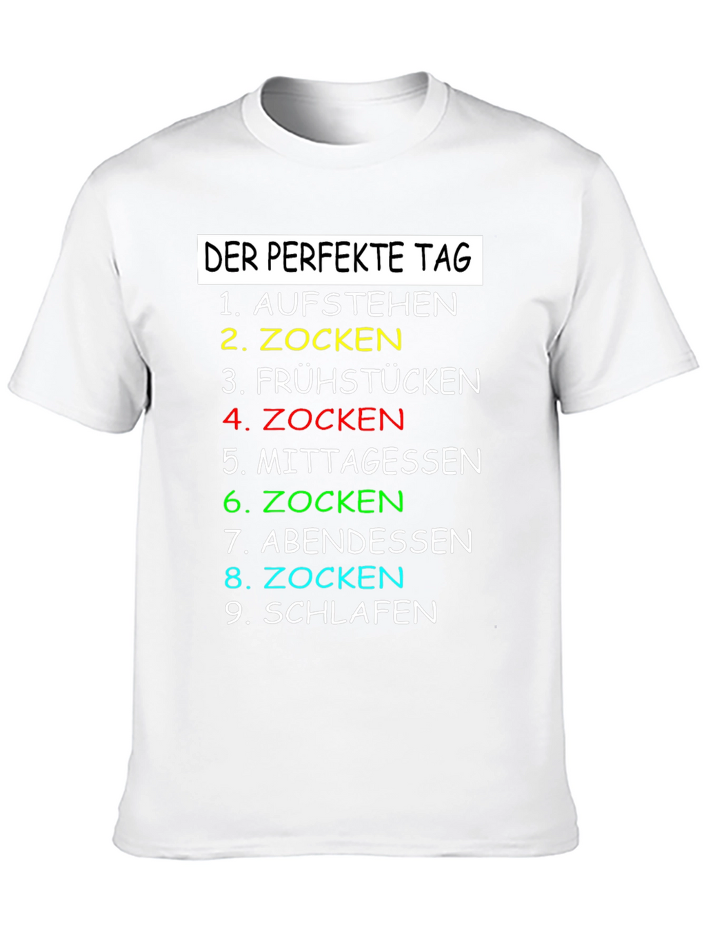 Gamers Perfect Day T-Shirt - Play All Day!