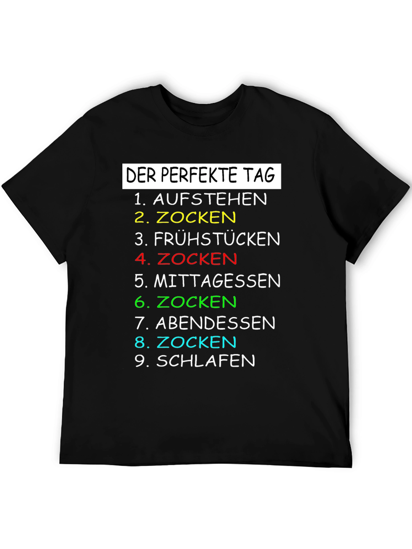 Gamers Perfect Day T-Shirt - Play All Day!