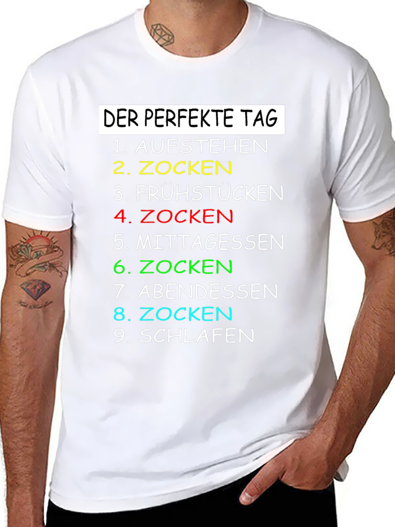 Gamers Perfect Day T-Shirt - Play All Day!