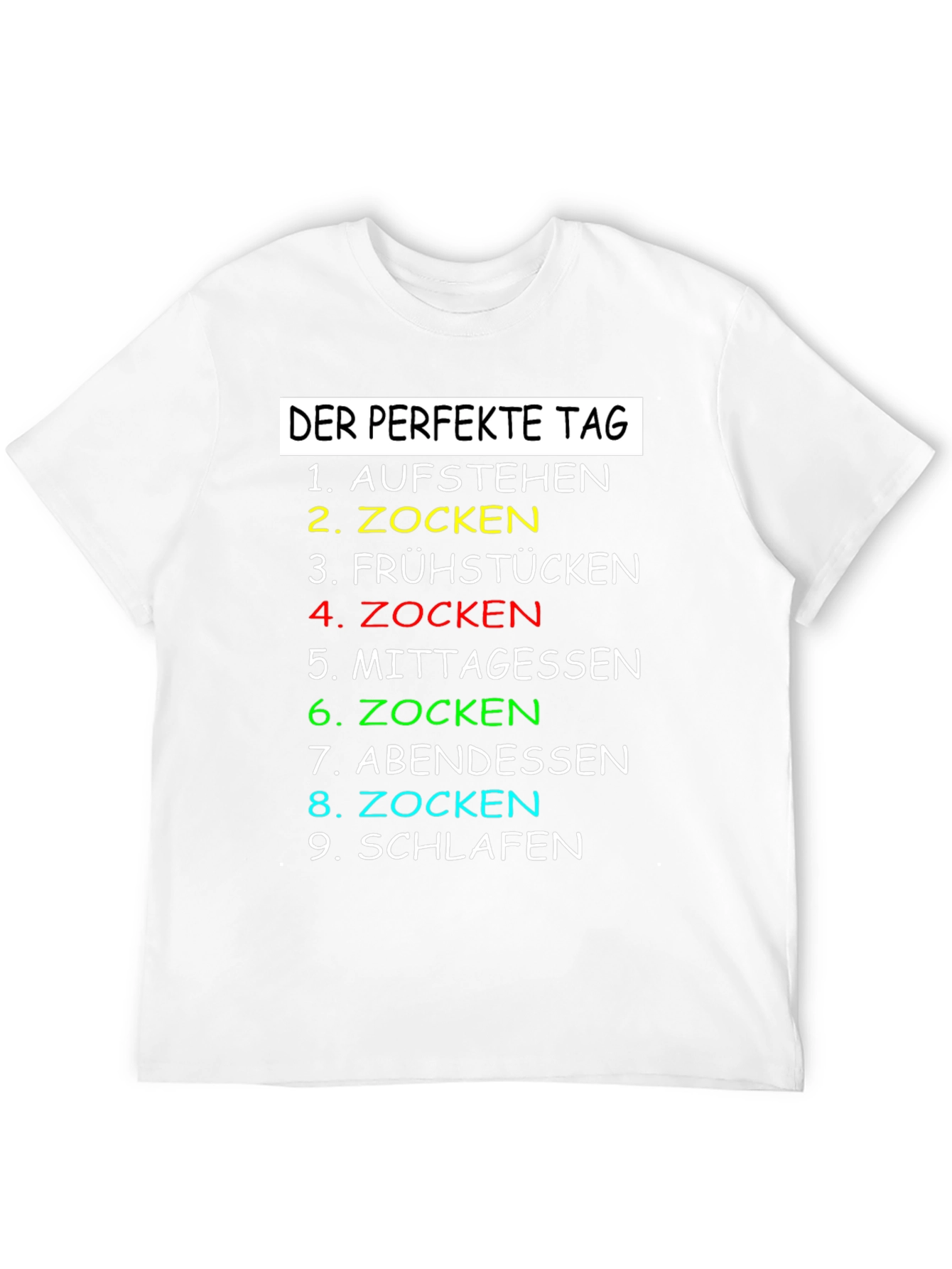 Gamers Perfect Day T-Shirt - Play All Day!