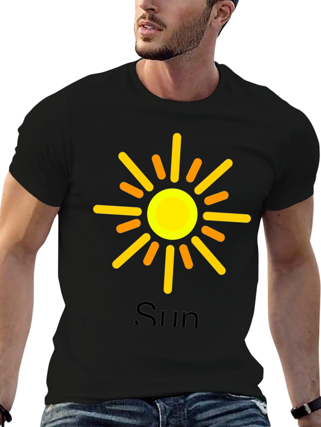 Sunny Day Black T-Shirt