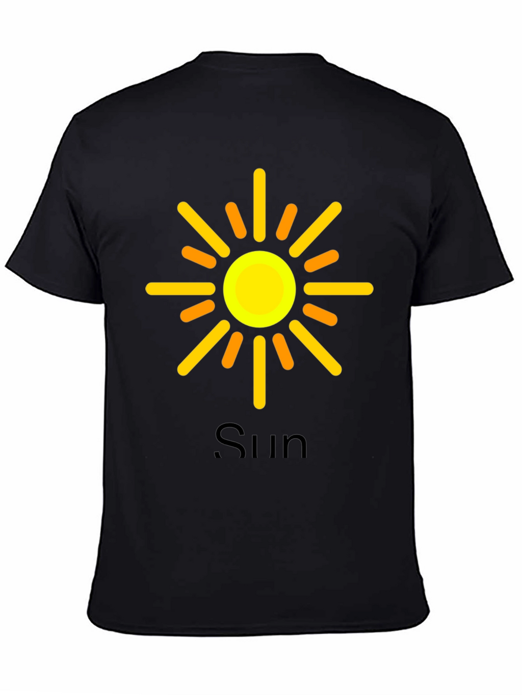 Sunny Day Black T-Shirt
