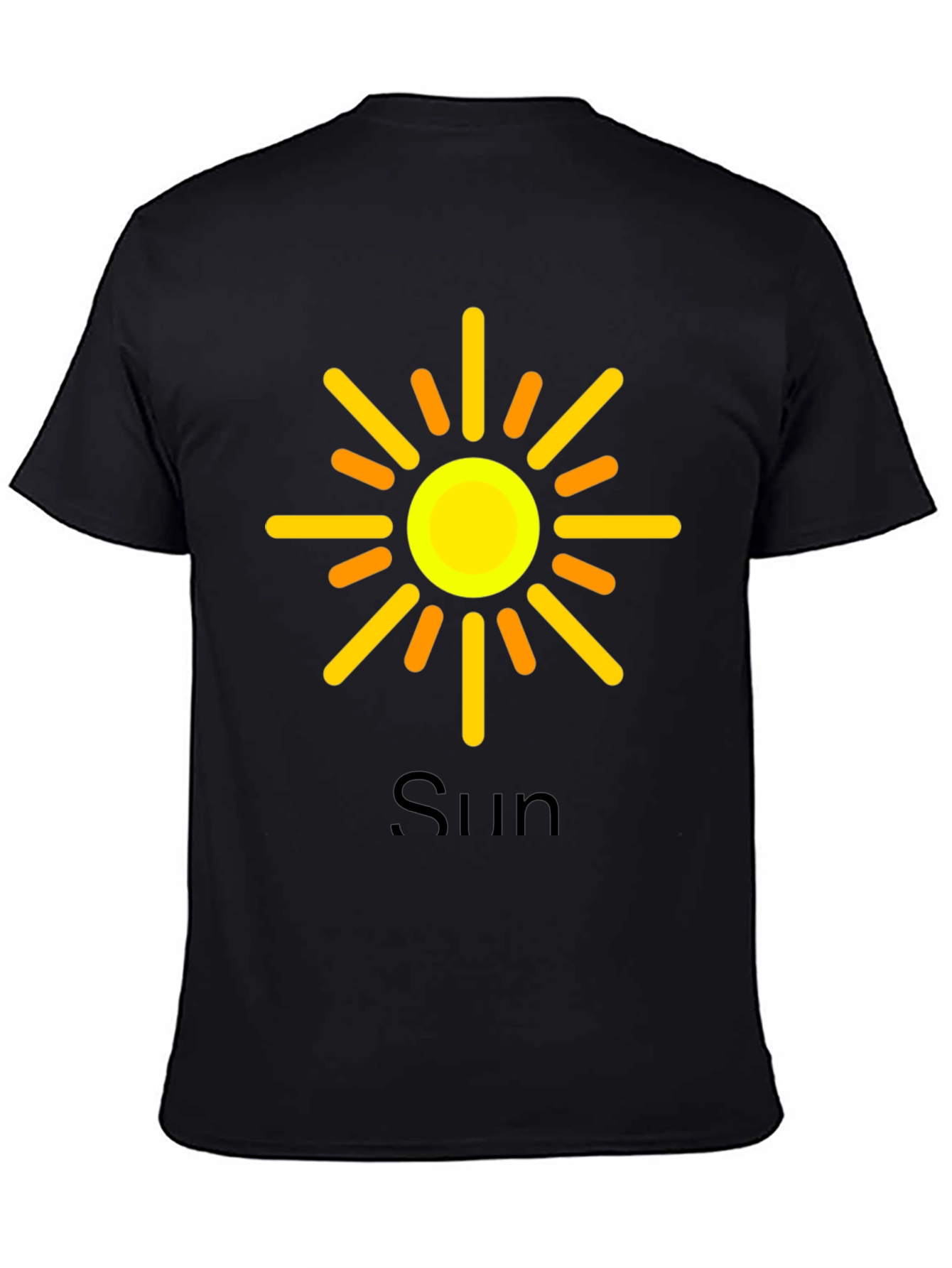 Sunny Day Black T-Shirt