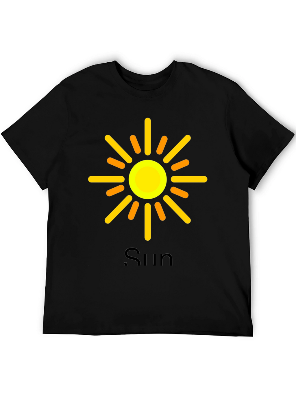 Sunny Day Black T-Shirt