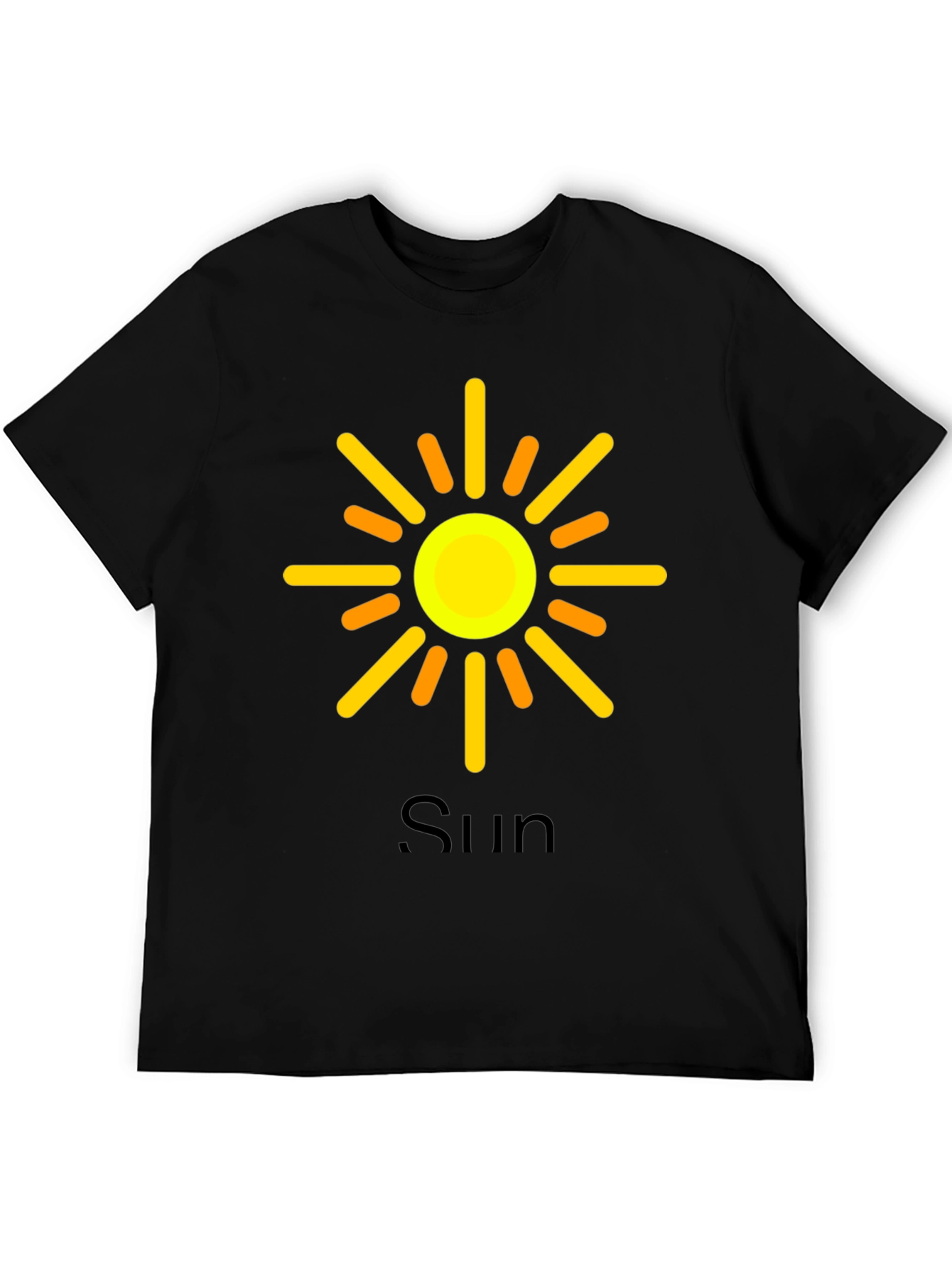 Sunny Day Black T-Shirt