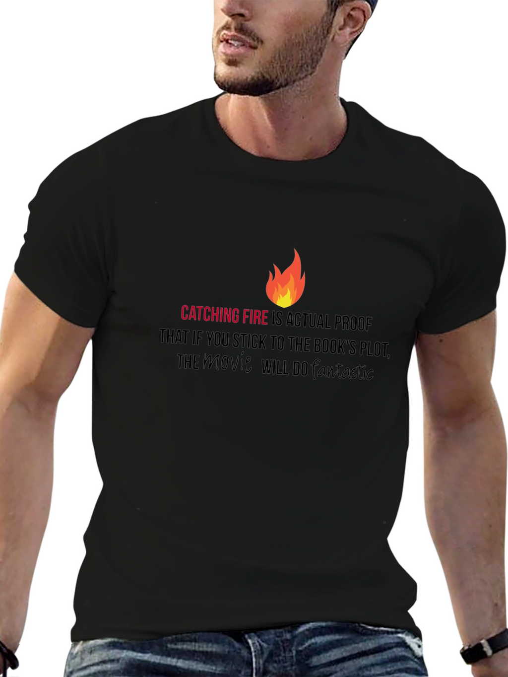 Catching Fire Book Movie Tee