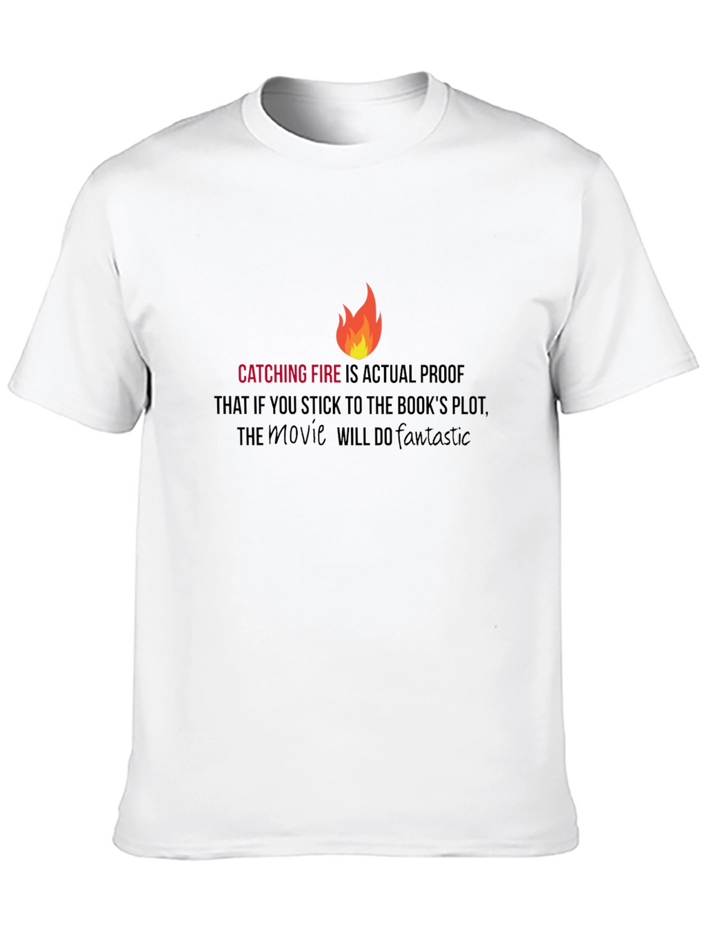 Catching Fire Book Movie Tee