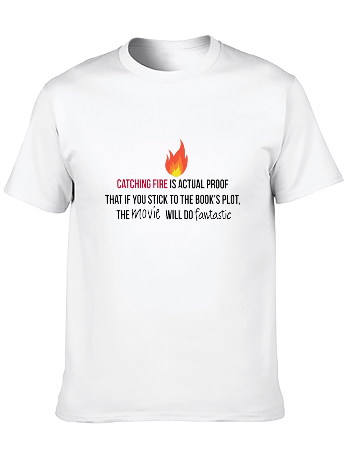 Catching Fire Book Movie Tee