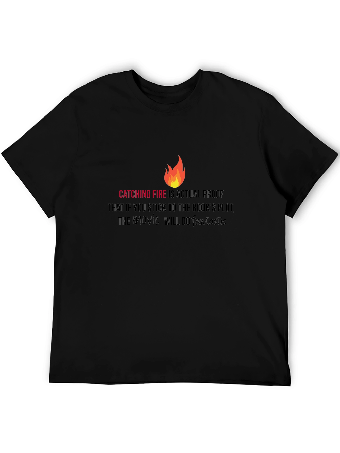 Catching Fire Book Movie Tee