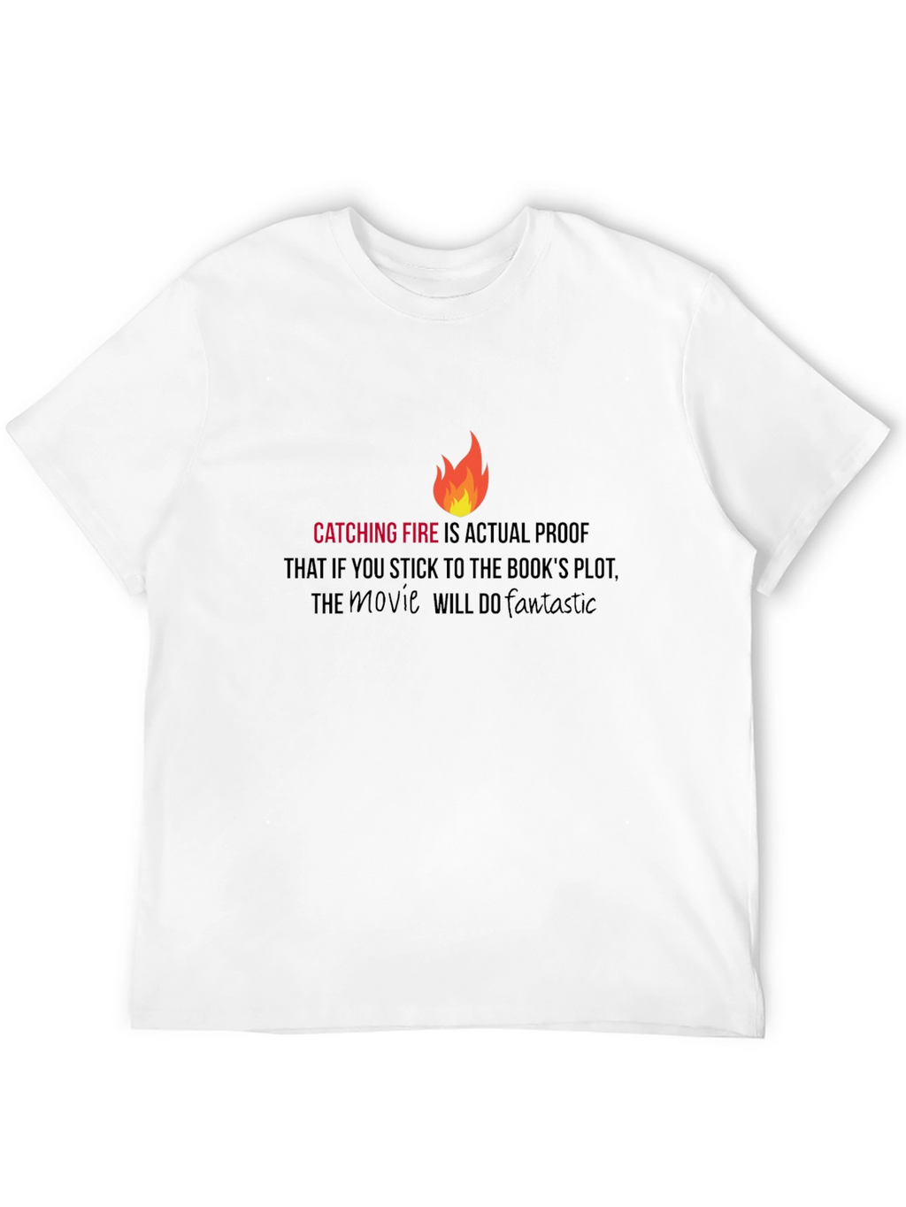 Catching Fire Book Movie Tee