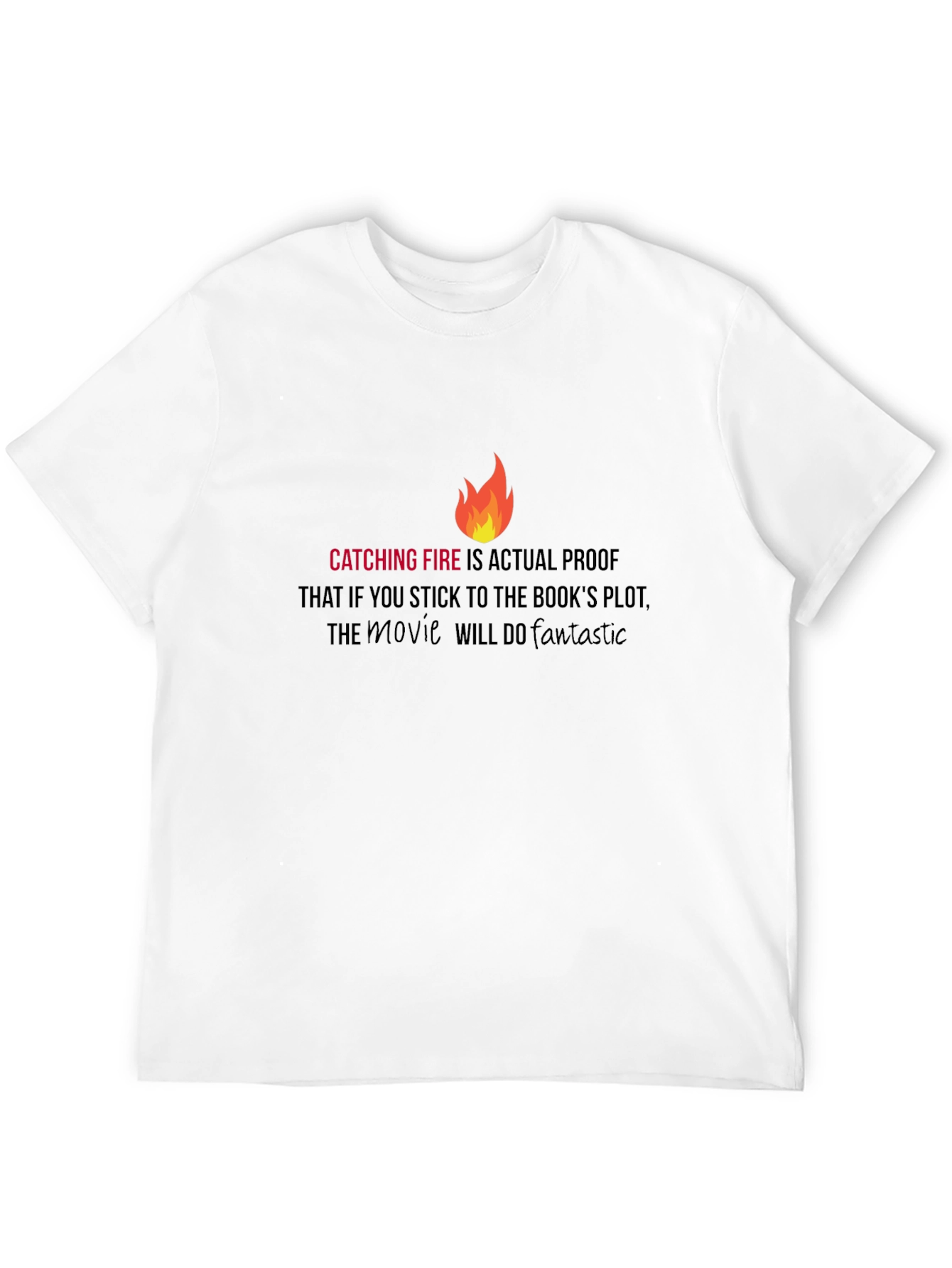 Catching Fire Book Movie Tee