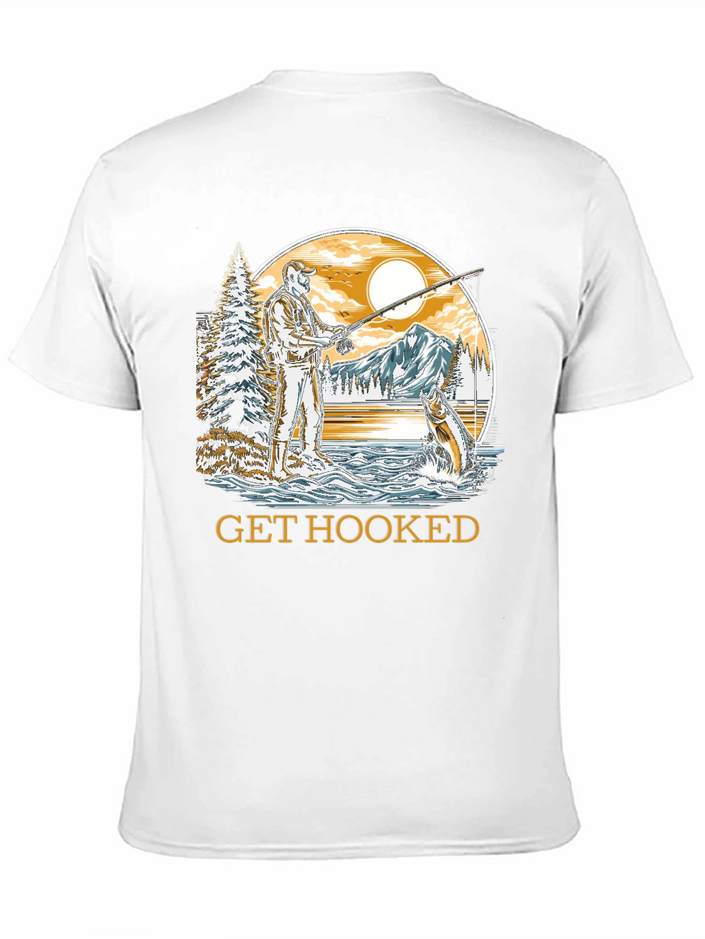 Get Hooked Fishing T-Shirt