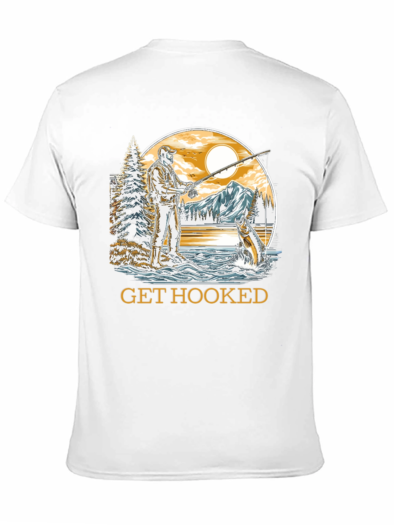 Get Hooked Fishing T-Shirt