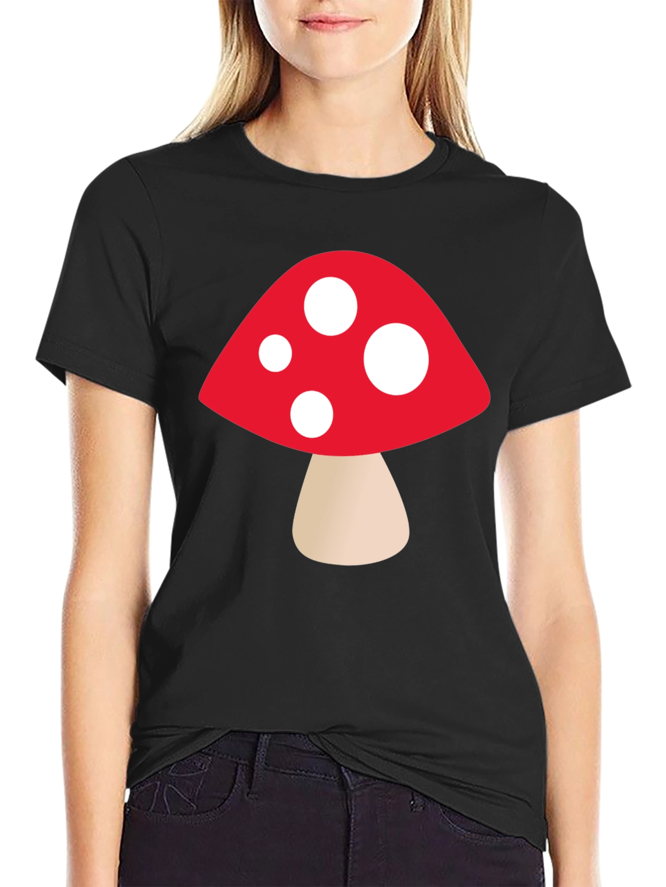 Mushroom Graphic Tee - Funky Casual Wear