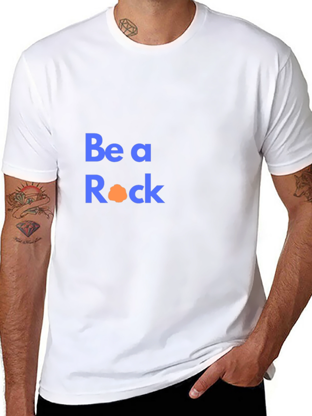 Be A Rock T-Shirt - Motivational Tee
