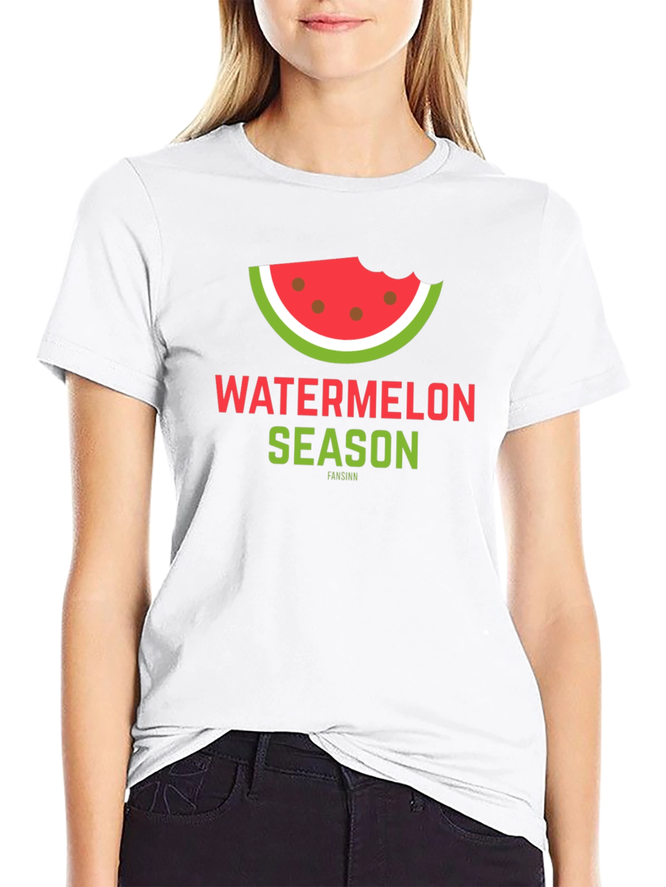 Watermelon Season Black Graphic Tee