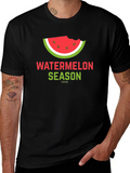 Watermelon Season Black Graphic Tee