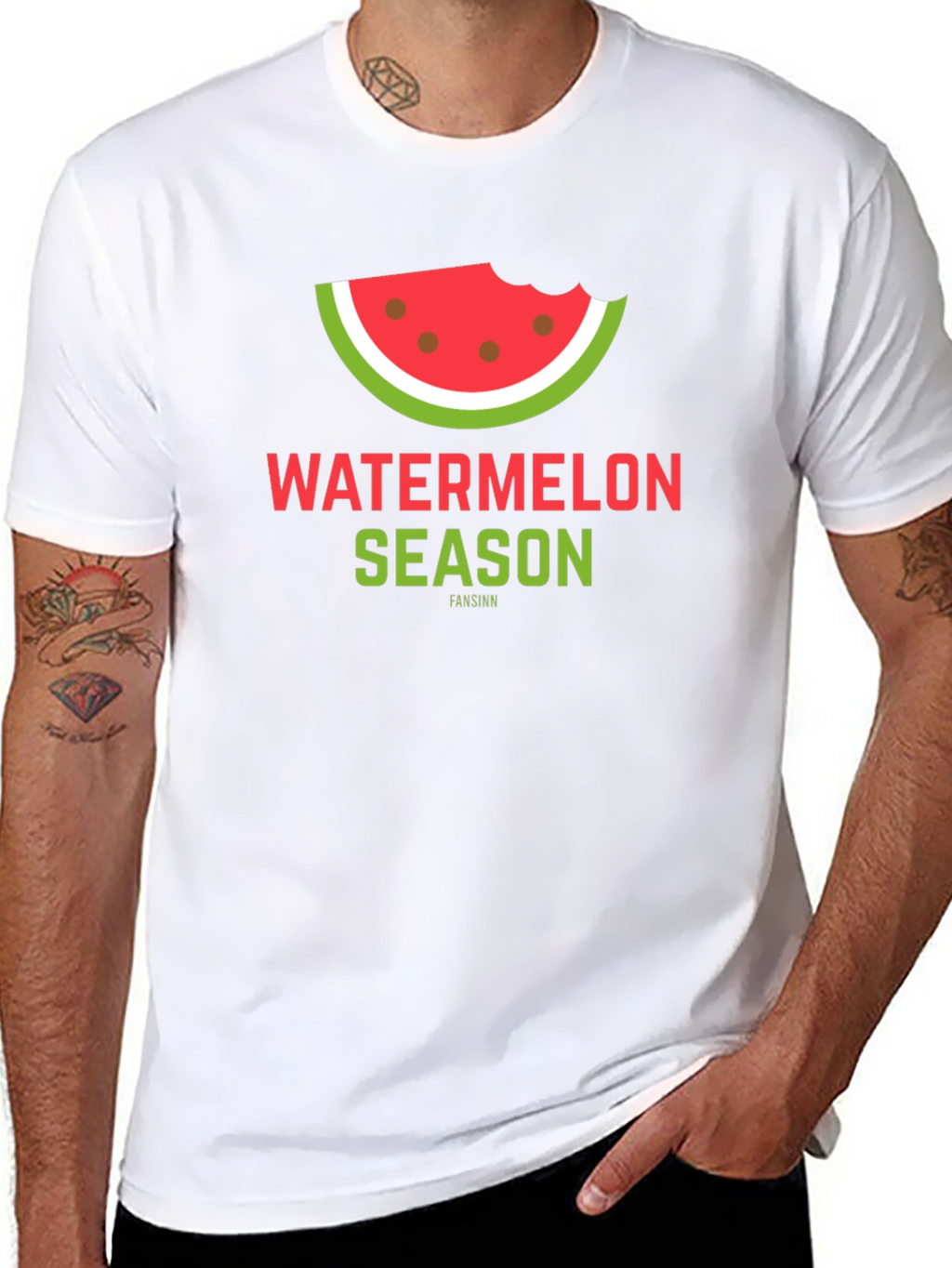 Watermelon Season Black Graphic Tee