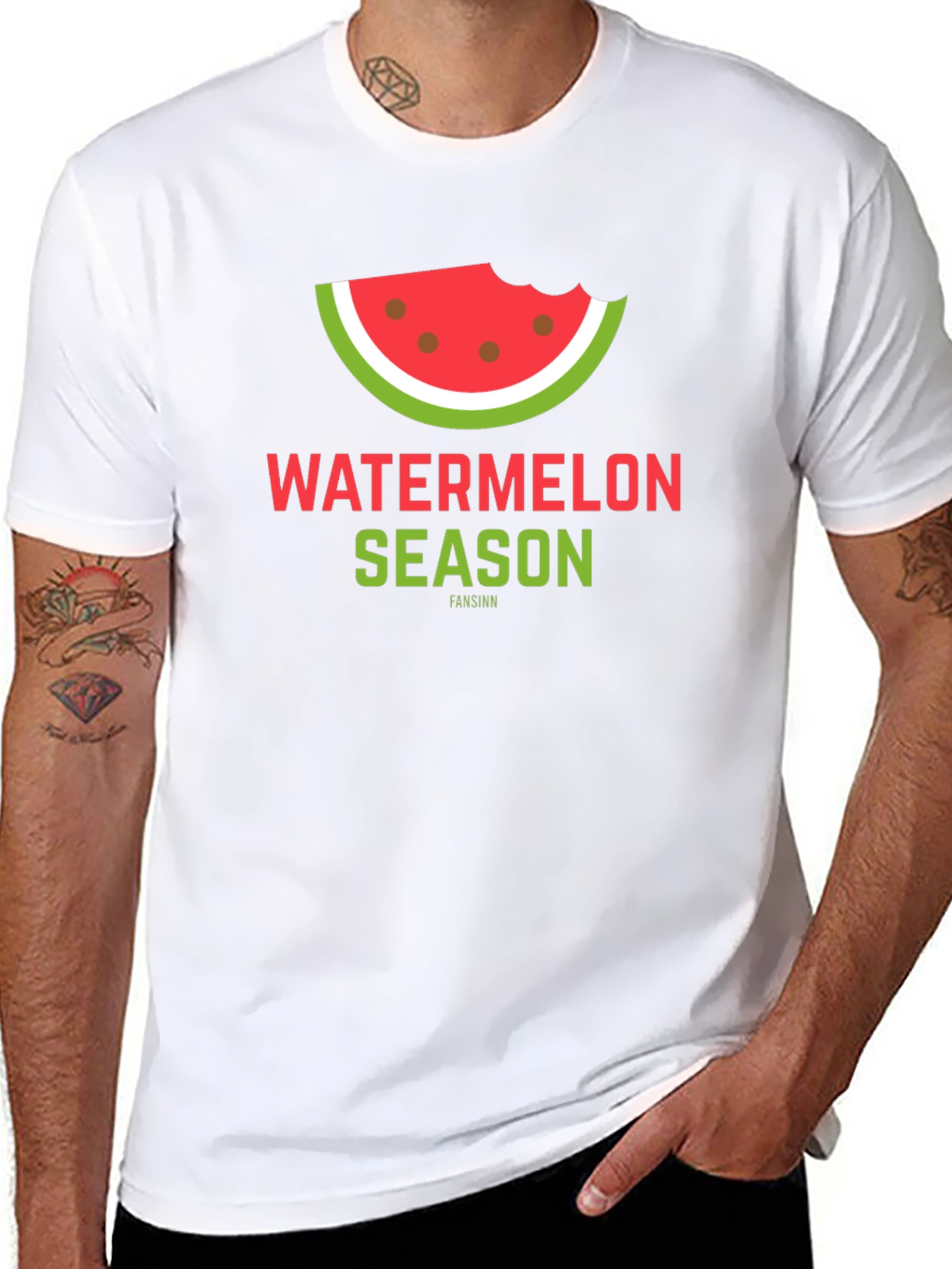 Watermelon Season Black Graphic Tee