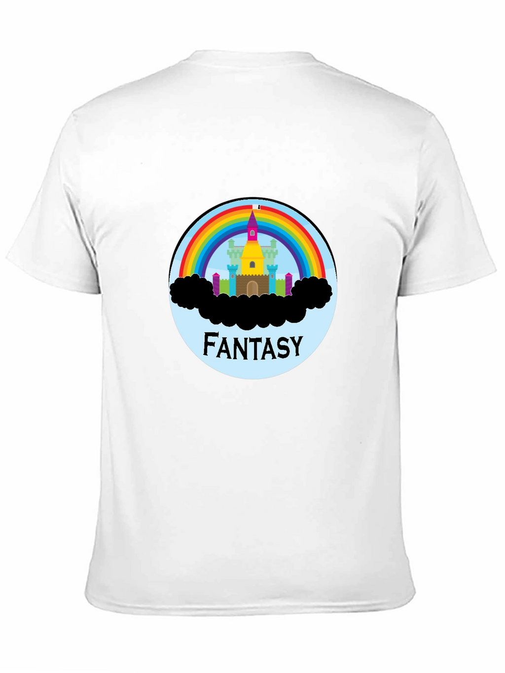 Fantasy Rainbow Castle Graphic Tee