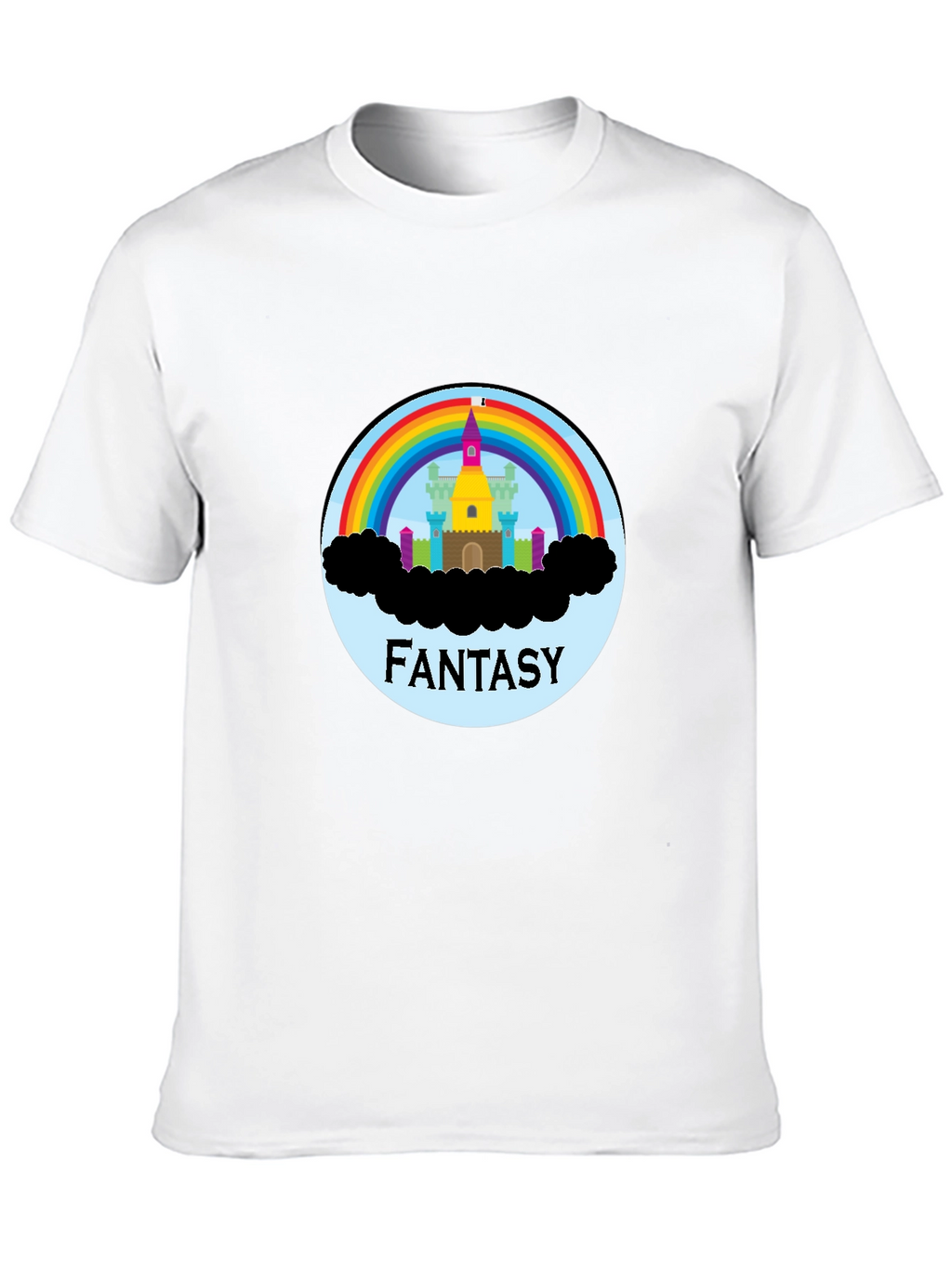 Fantasy Rainbow Castle Graphic Tee