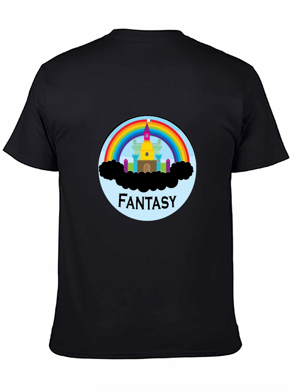 Fantasy Rainbow Castle Graphic Tee