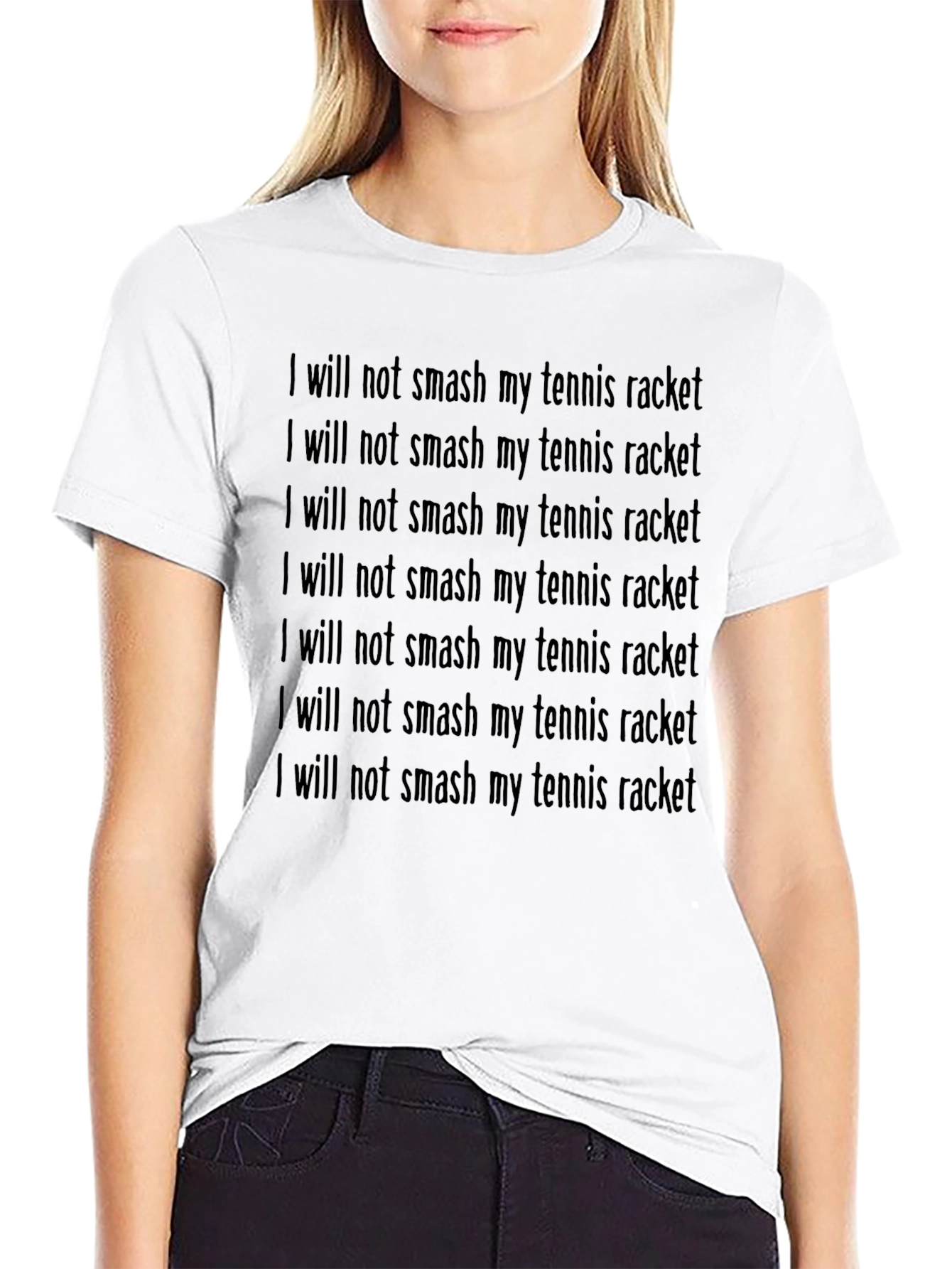 Tennis Players Funny Slogan T-Shirt