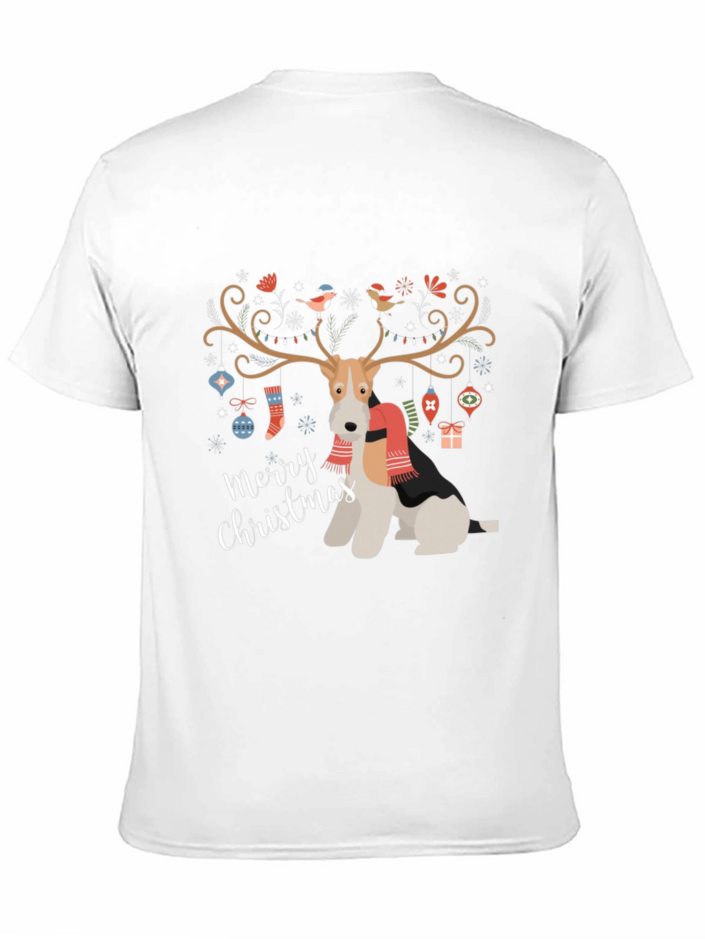 Festive Dog Christmas T-Shirt