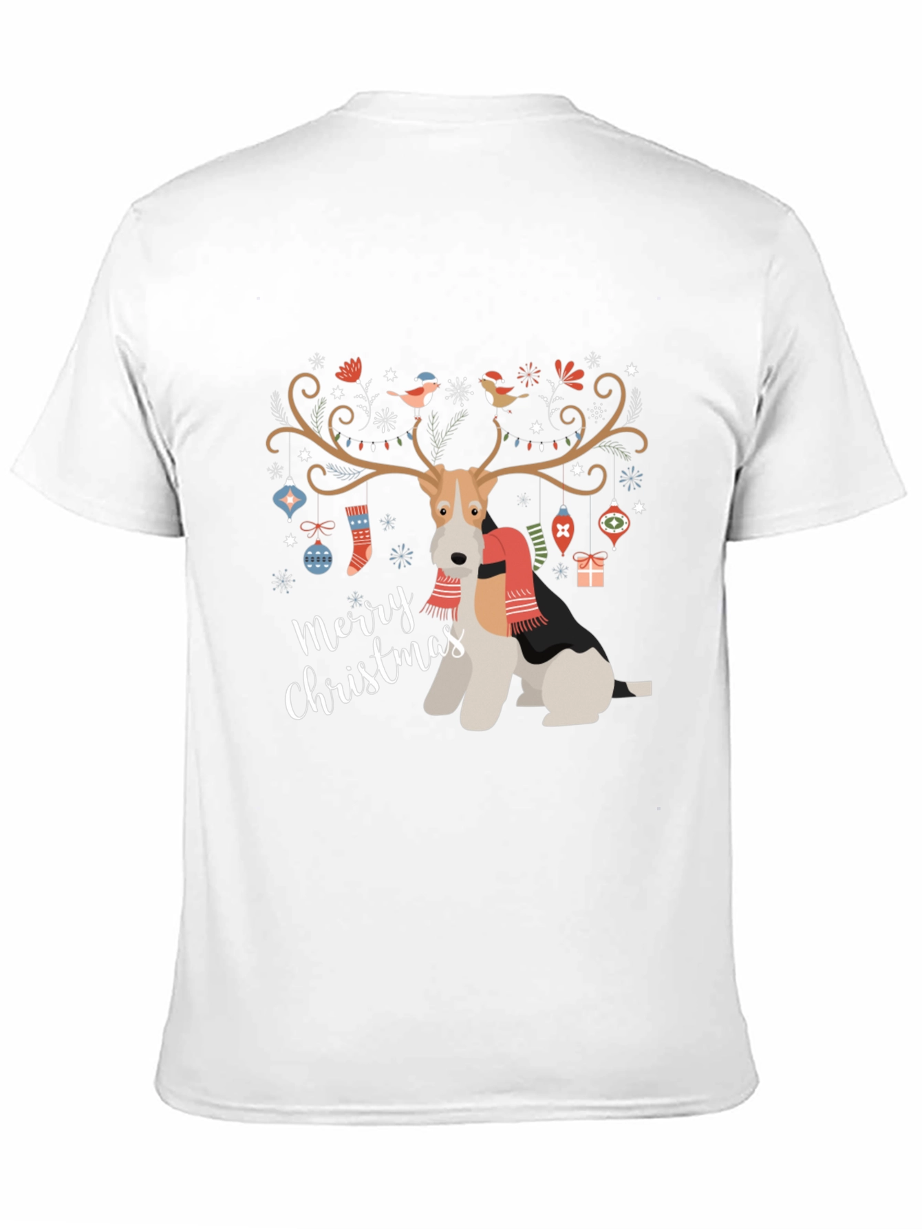 Festive Dog Christmas T-Shirt