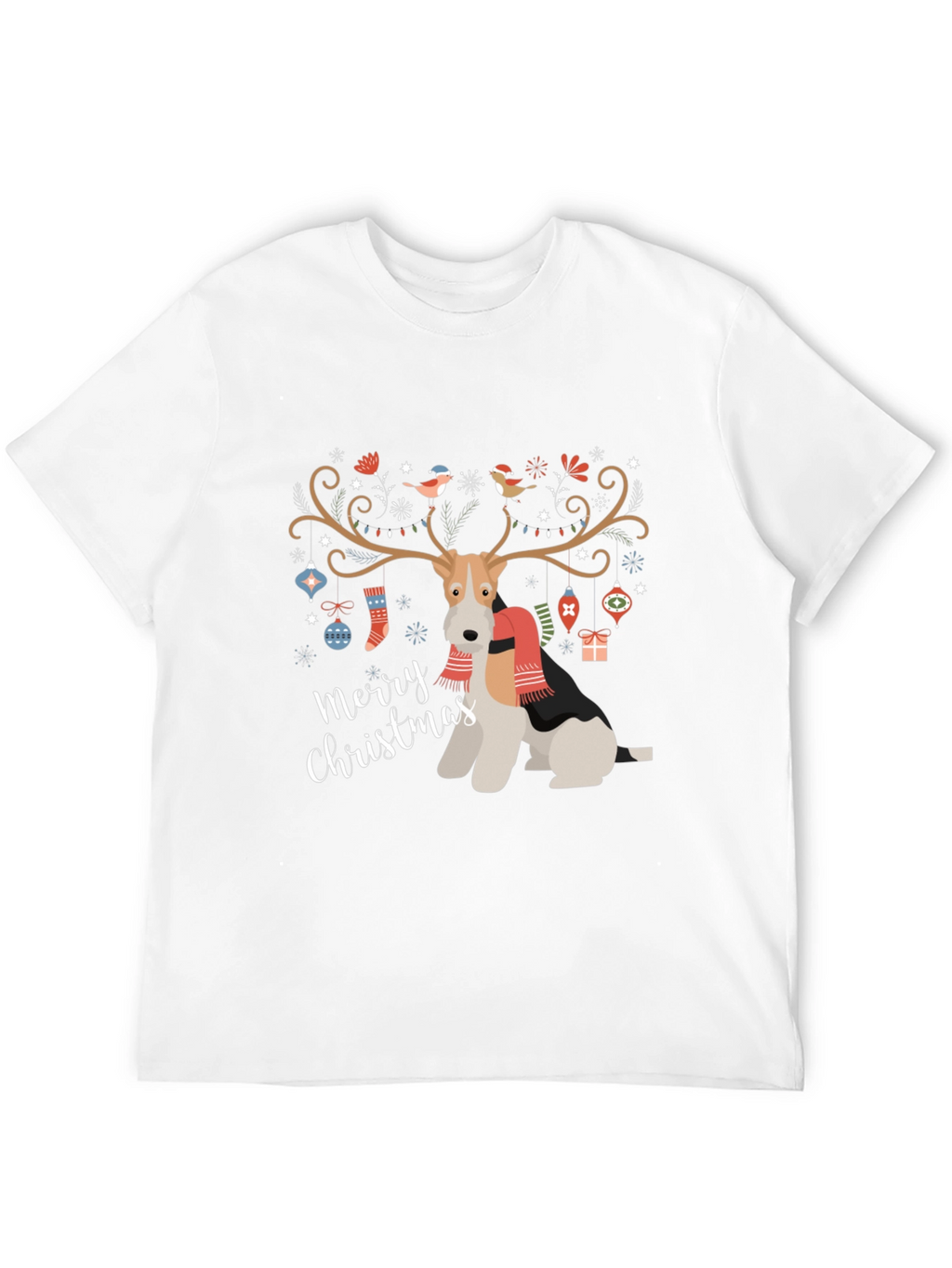 Festive Dog Christmas T-Shirt