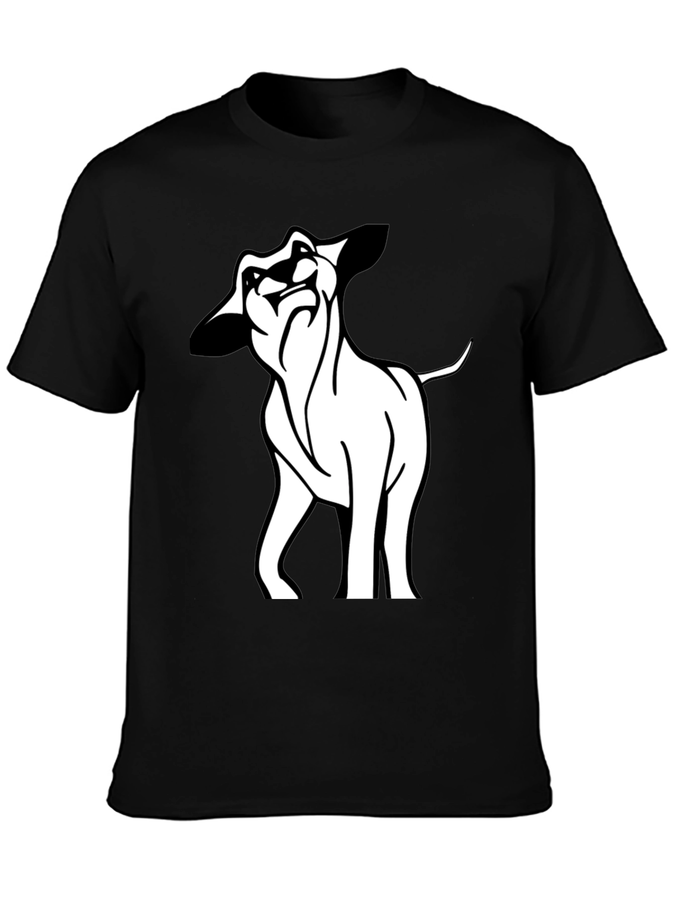 Cool Lion Graphic Black T-Shirt
