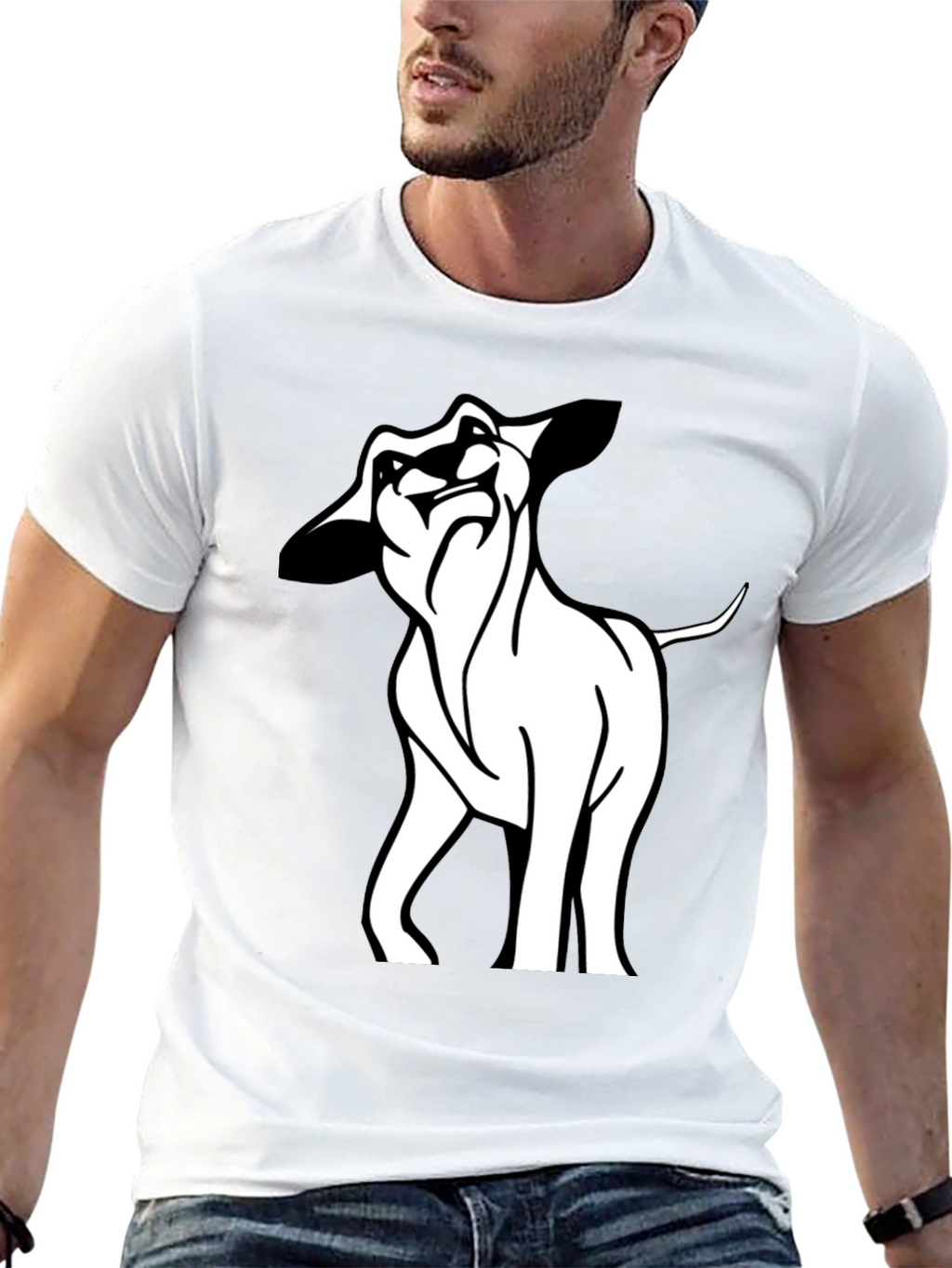 Cool Lion Graphic Black T-Shirt
