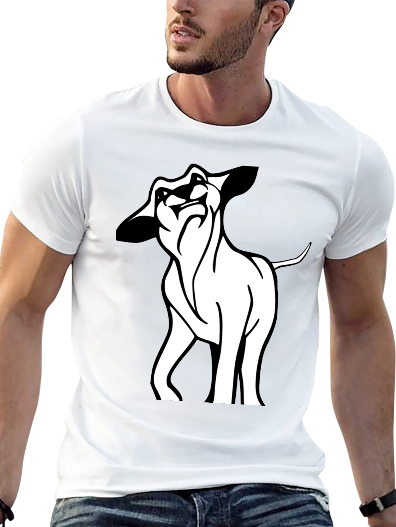 Cool Lion Graphic Black T-Shirt