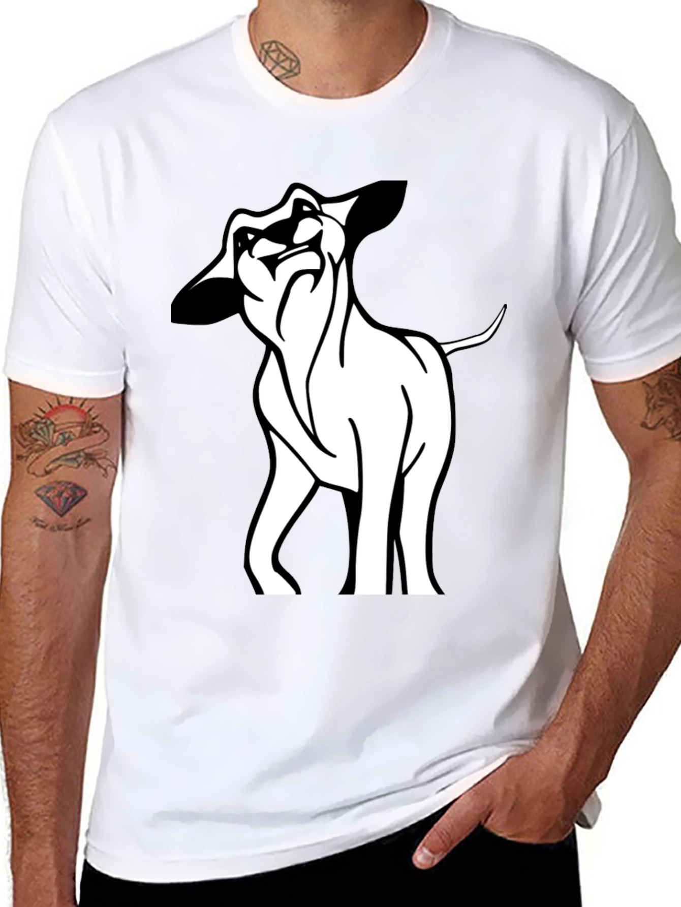 Cool Lion Graphic Black T-Shirt